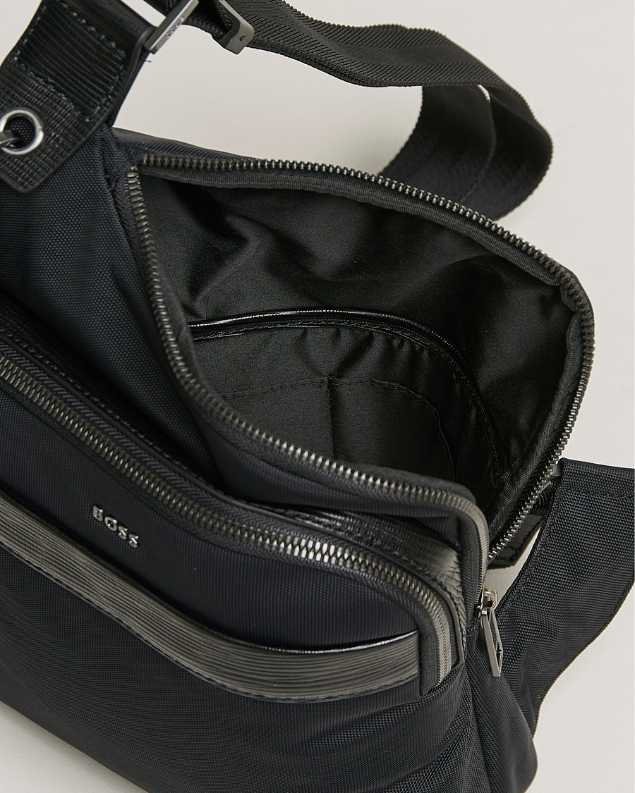 Herren | First Class Crossbody Bag Black | BOSS BLACK | First Class Crossbody Bag Black