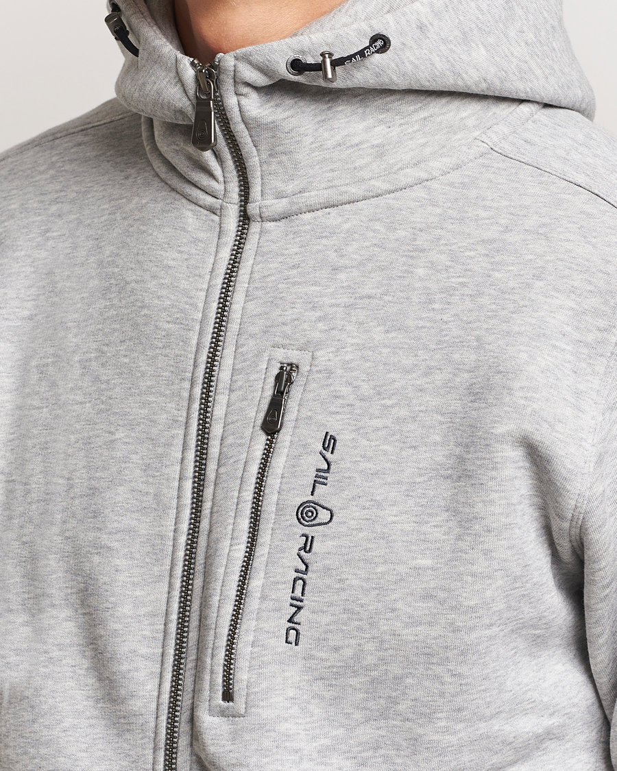 Herren | Pullover | Sail Racing | Bowman Full Zip Hoodie Grey Melange