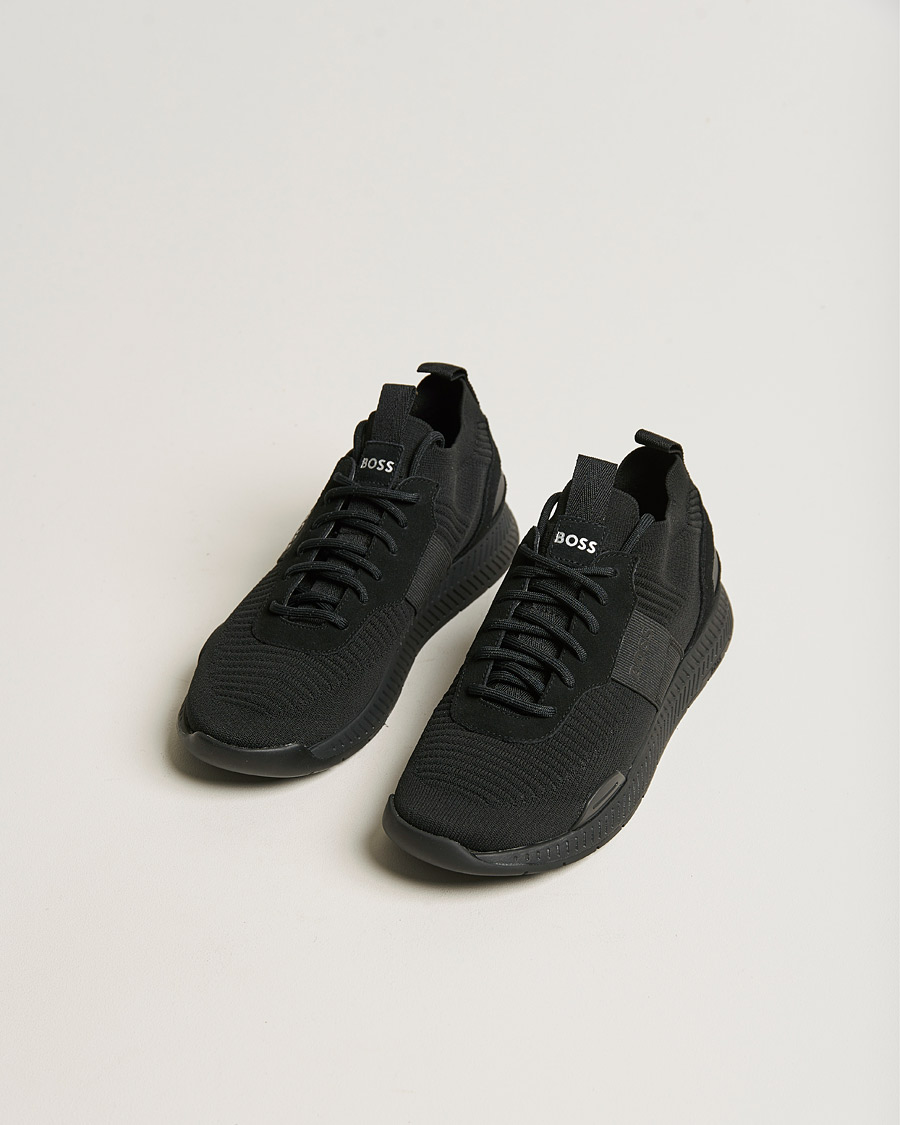 Herren | Titanium Running Sneaker Black | BOSS BLACK | Titanium Running Sneaker Black