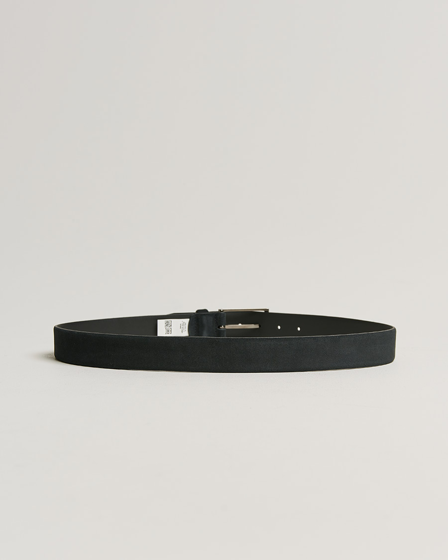 Herren | Accessoires | BOSS BLACK | Calindo Suede Belt Dark Blue