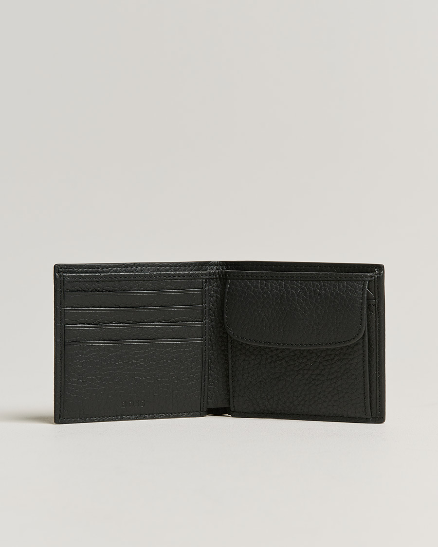 Herren | Geldbörsen | BOSS | Crosstown Leather Wallet Black