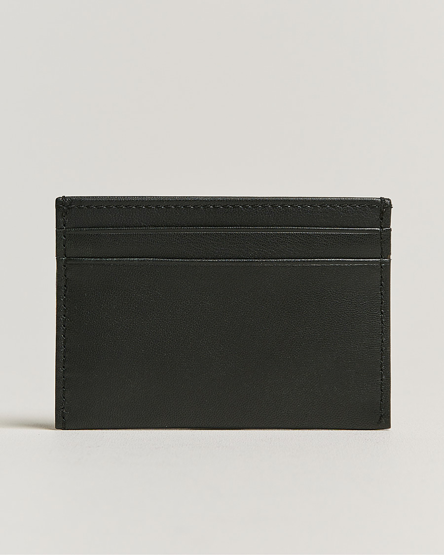Herren | Geldbörsen | BOSS BLACK | Signature Leather Card Holder Black