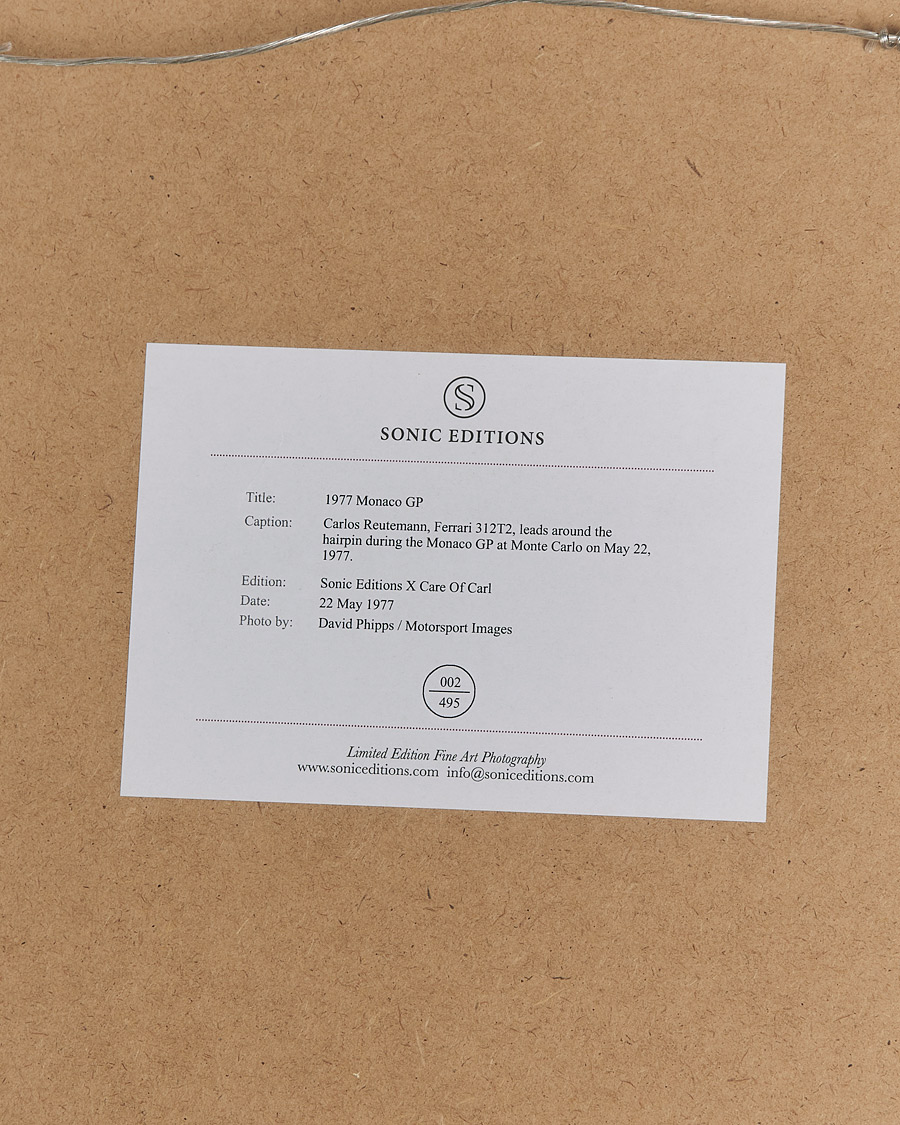 Herren | Bilder | Sonic Editions | Framed 1977 Monaco GP