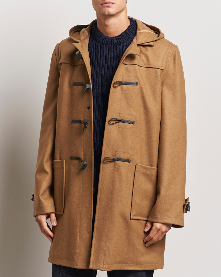 Herren | Best of British | Gloverall | Cashmere Blend Duffle Coat Camel