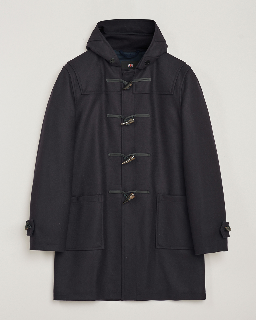 Herren | Gloverall | Gloverall | Cashmere Blend Duffle Coat Navy
