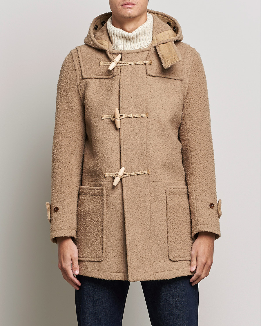 Herren | Jacken | Gloverall | Monty Casentino Wool Duffle Coat Camel