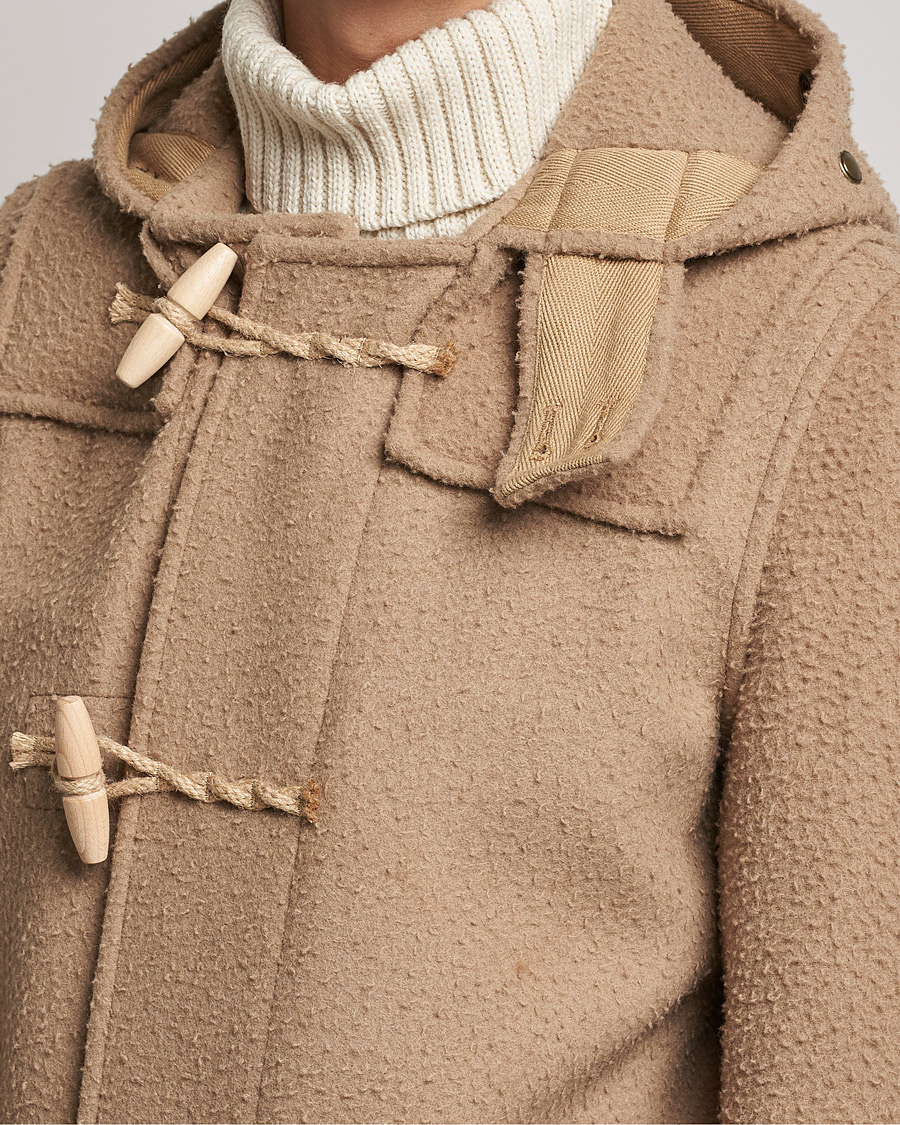 Herren | Jacken | Gloverall | Monty Casentino Wool Duffle Coat Camel