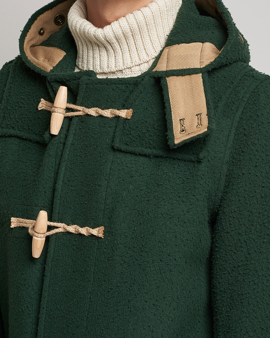 Herren | Jacken | Gloverall | Monty Casentino Wool Duffle Coat Moss