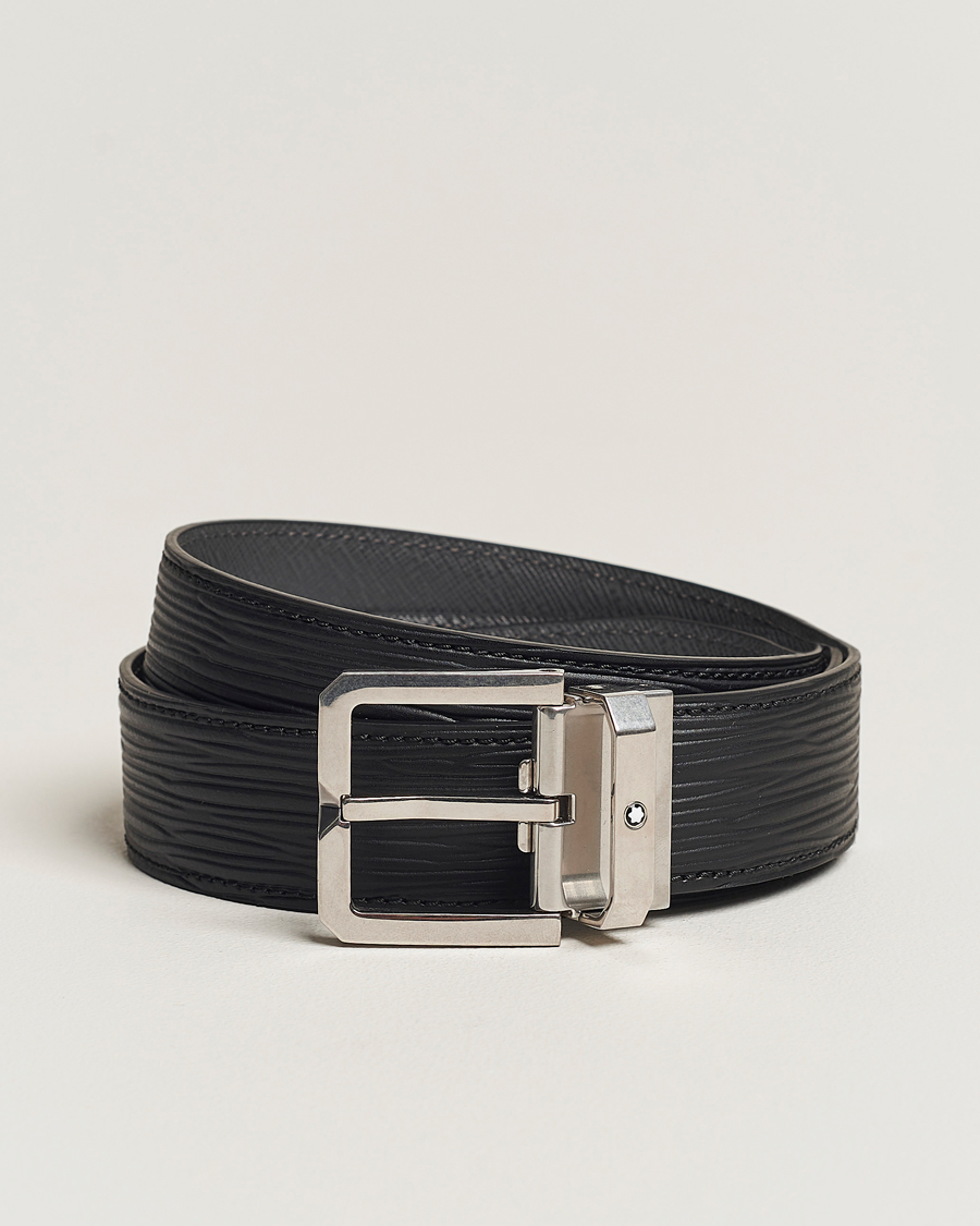 Herren |  | Montblanc | 35mm Leather Belt Black