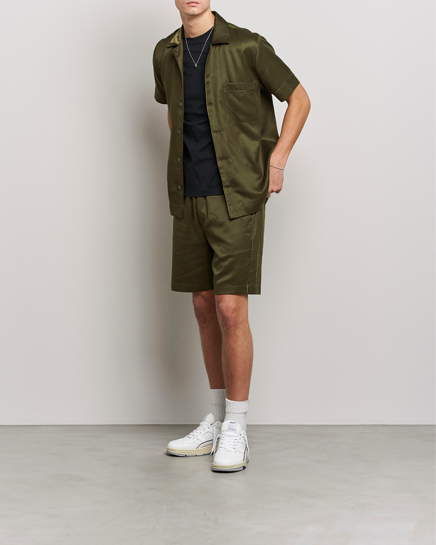 Herren | CDLP Short Sleeve Lounge Set Olive | CDLP | Short Sleeve Lounge Set Olive