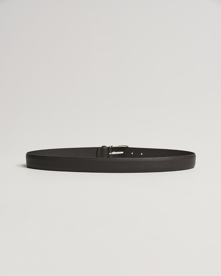 Herren | | Anderson's | Double Nappa Calf 3 cm Belt Dark Brown