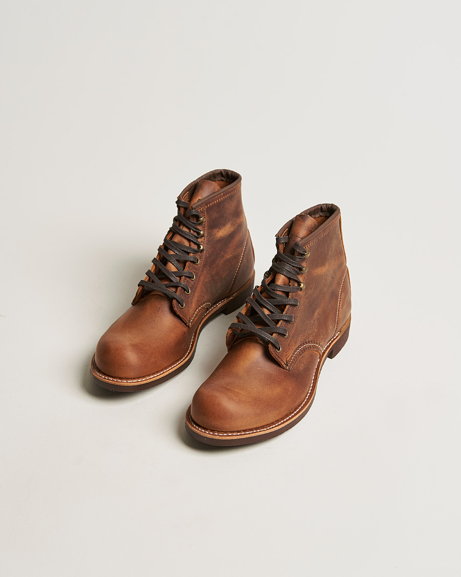 Herren | Handgefertigte Schuhe - Schuhspanner inklusive | Red Wing Shoes | Blacksmith Boot Copper Rough/Tough Leather