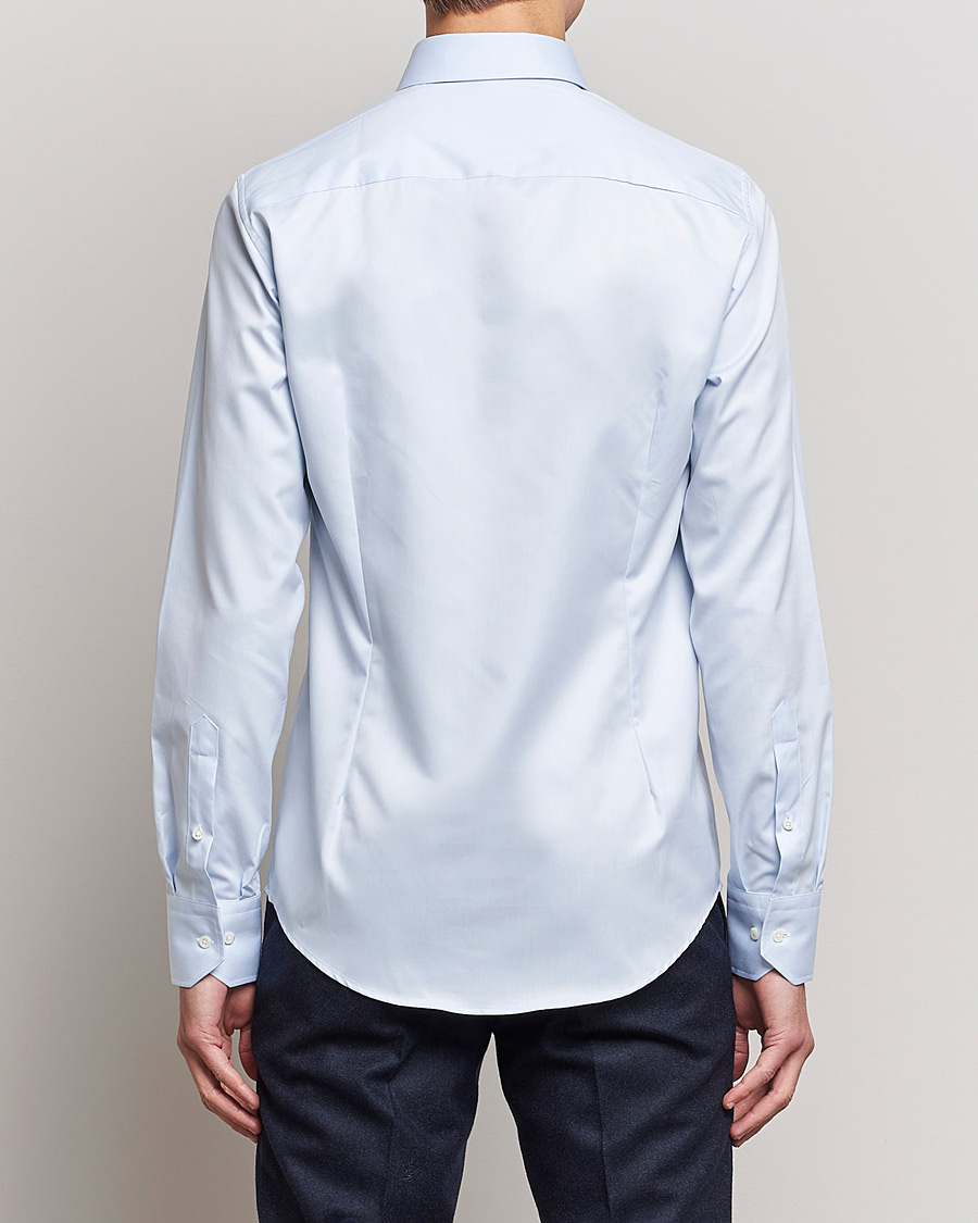 Herren | Hemden | Stenströms | Superslim Plain Shirt Blue