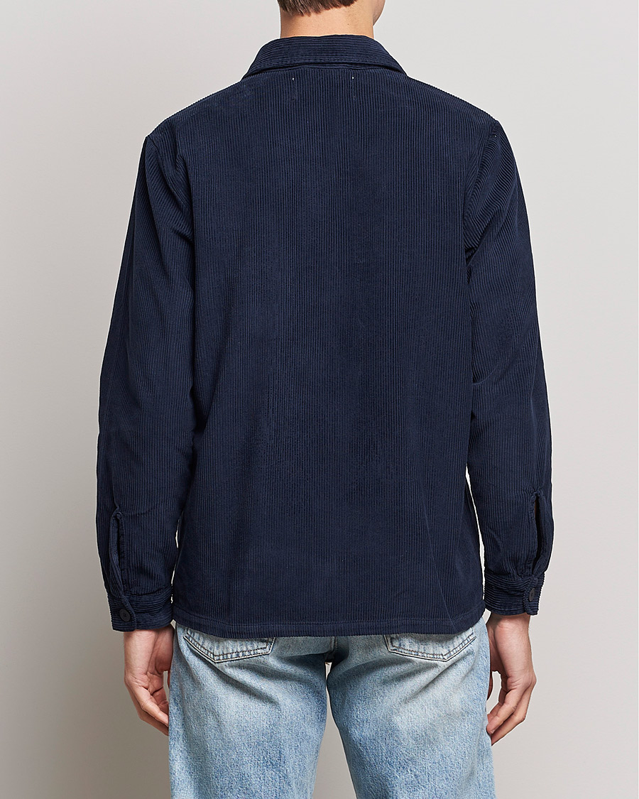 Herren | Hemden | A Day's March | Carey Cord Overshirts Navy