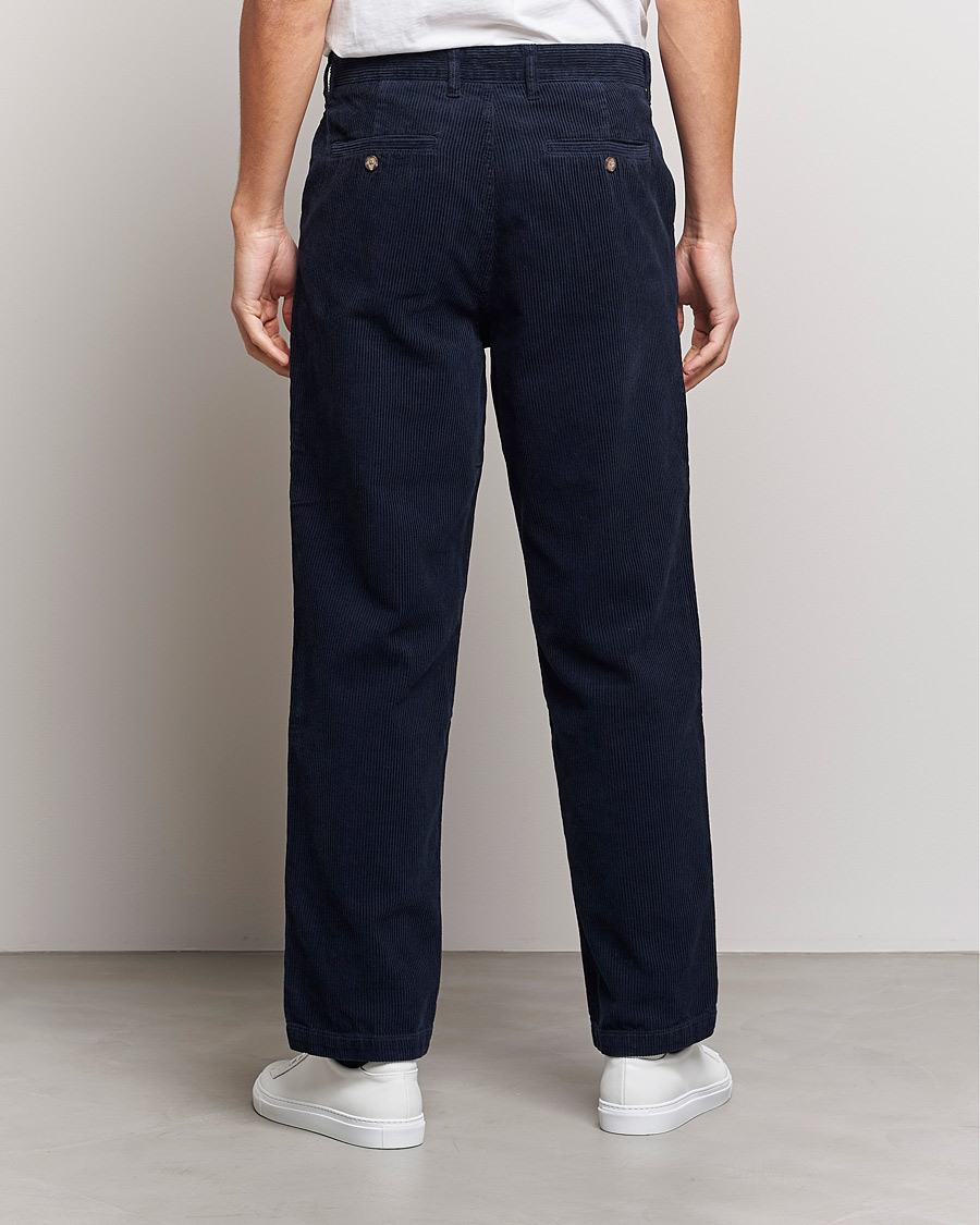 Herren | Hosen | A Day's March | Redwood Cord Trousers Navy