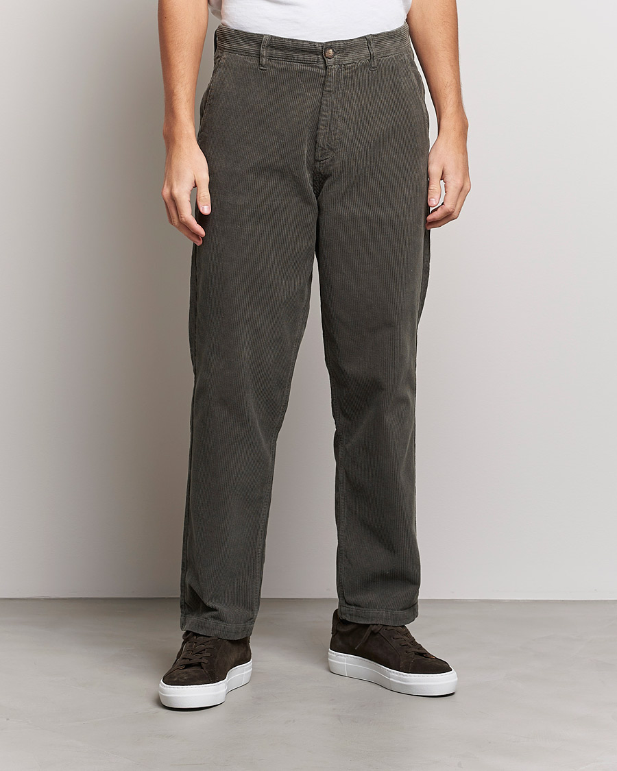 Herren | Hosen | A Day's March | Redwood Cord Trousers Olive