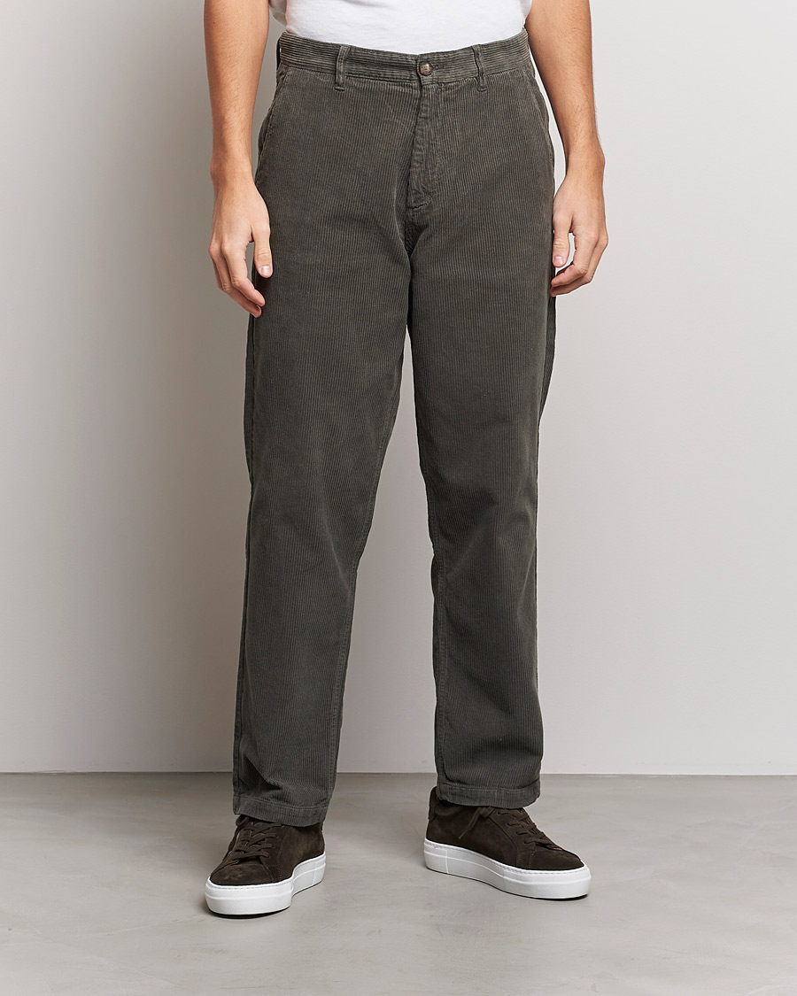 Herren | Hosen | A Day's March | Redwood Corduroy Trousers Olive