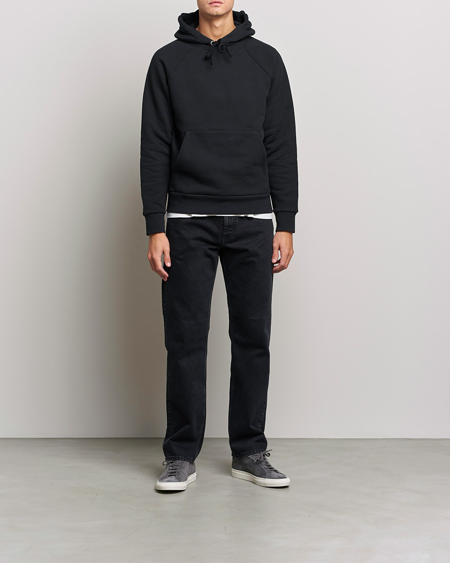 Herren | Pullover | A Day's March | Lafayette Organic Cotton Hoodie Black