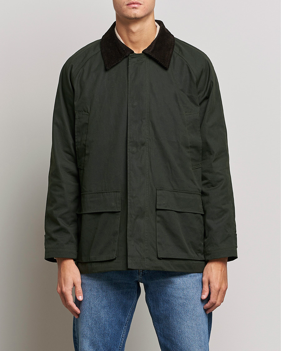 Herren |  | A Day's March | Stour Waxed Jacket Olive