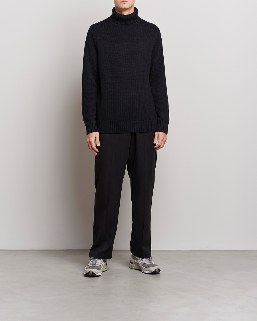 Herren |  | A Day's March | Forres Cotton/Cashmere Rollneck Black