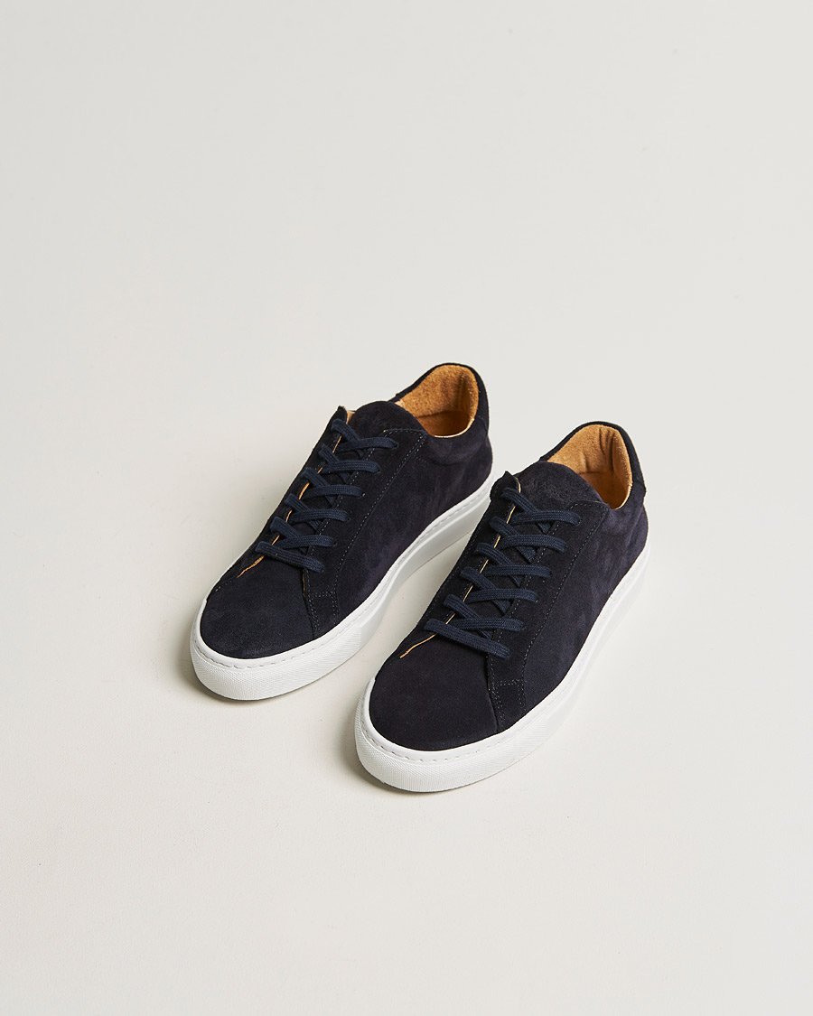 Herren | A Day's March | A Day's March | Suede Marching Sneaker Navy
