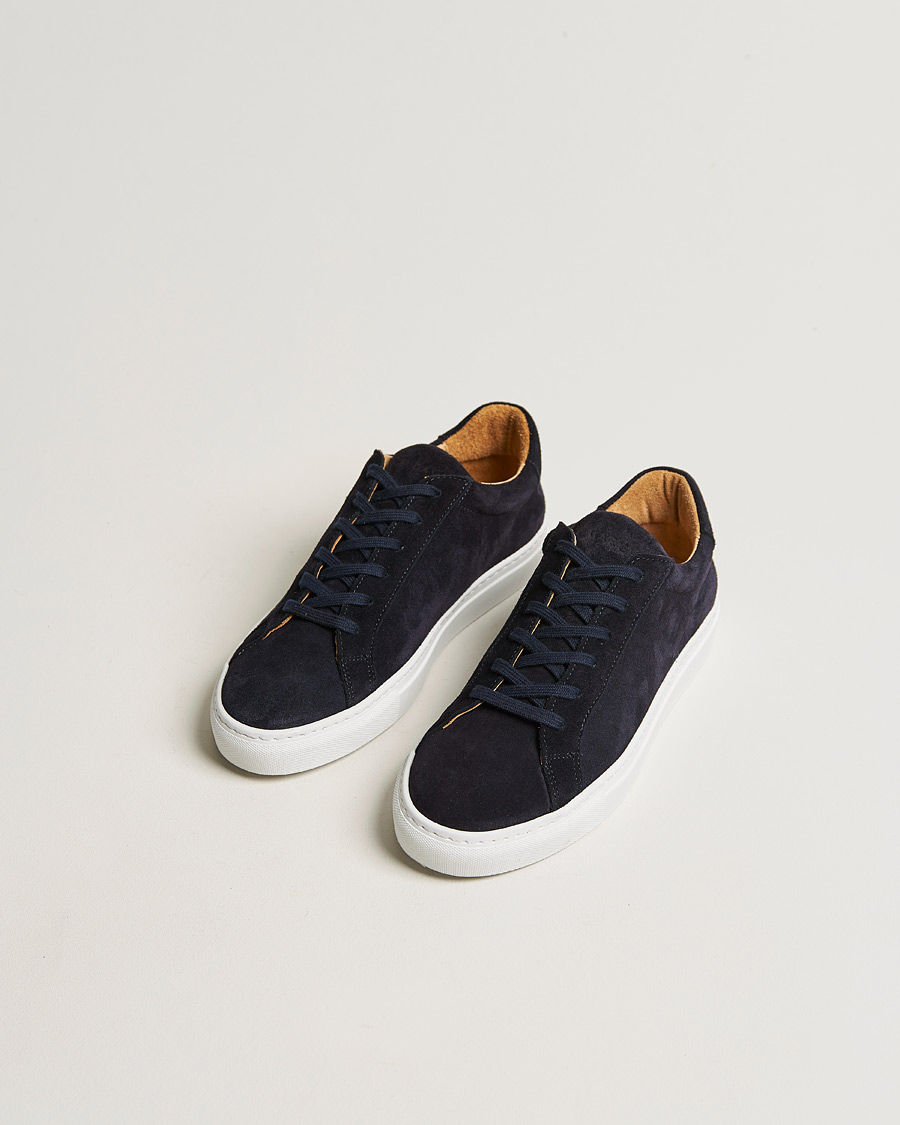 Herren | | A Day's March | Suede Marching Sneaker Navy