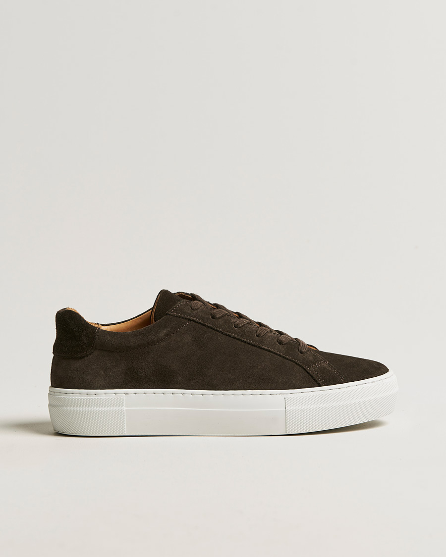 Herren |  | A Day's March | Marching Sneaker Platform Suede Chocolate