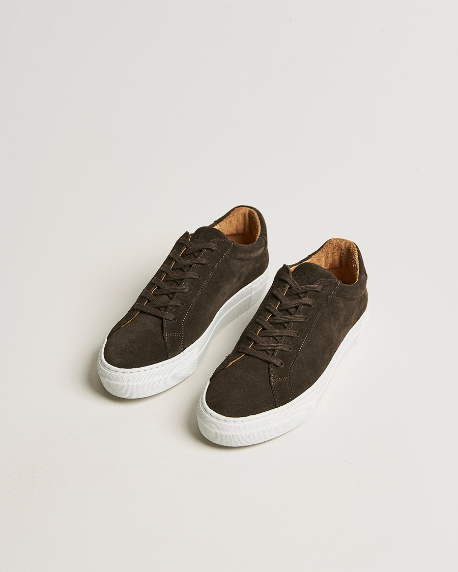 Herren | A Day's March Marching Sneaker Platform Suede Chocolate | A Day's March | Marching Sneaker Platform Suede Chocolate