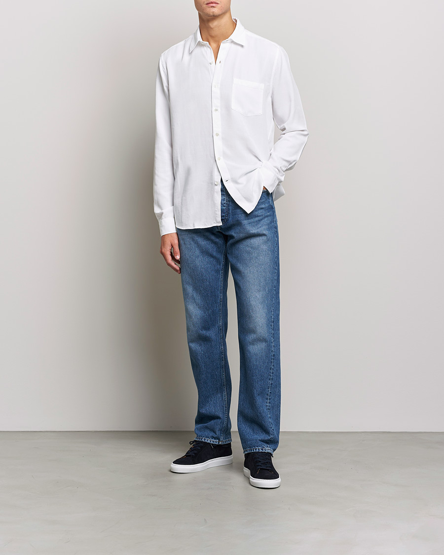 Herren | A Day's March | A Day's March | Daintree Tencel Shirt White