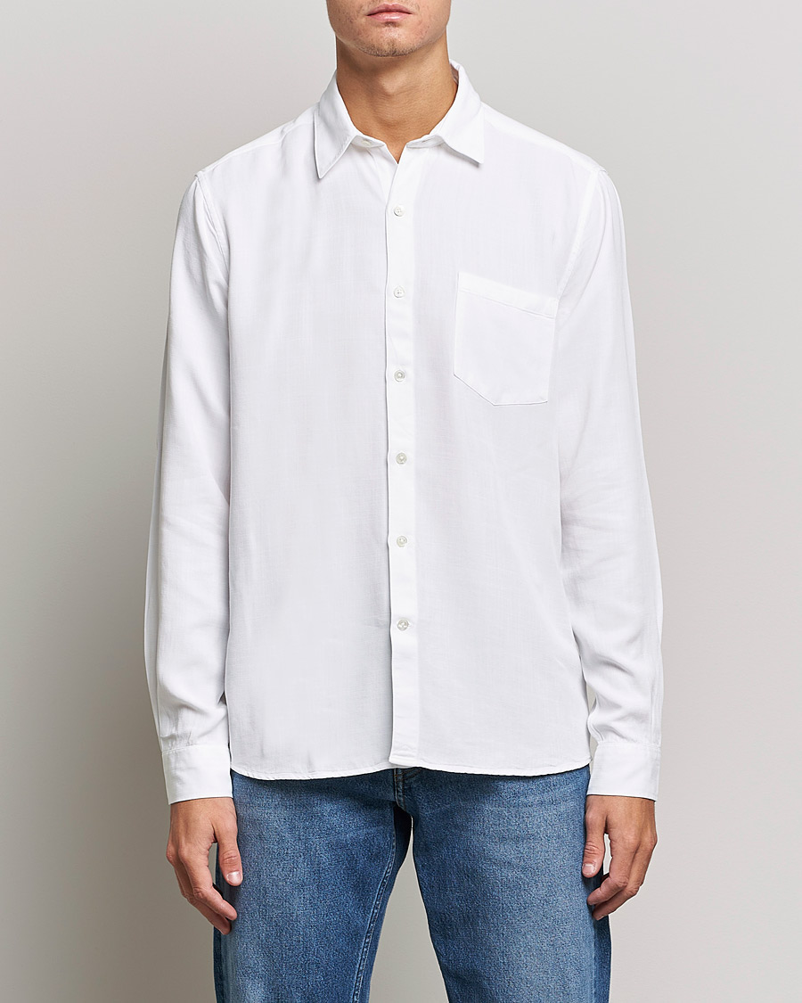 Herren | A Day's March | A Day's March | Daintree Tencel Shirt White