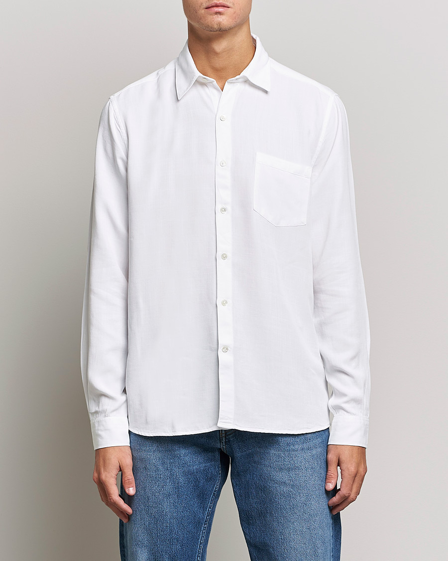 Herren | Bald auf Lager | A Day's March | Daintree Tencel Shirt White