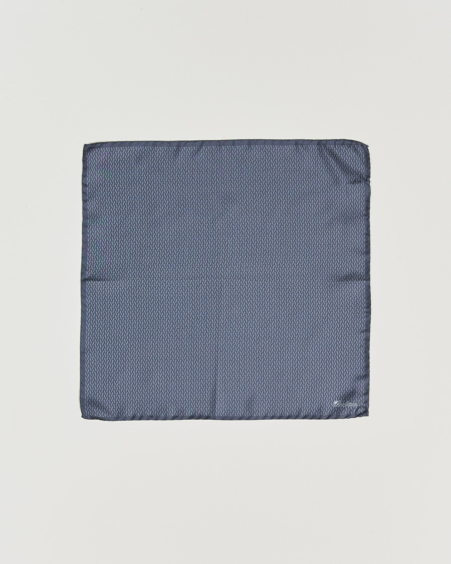 Herren |  | Stenströms | Silk Handkerchief Mid Grey