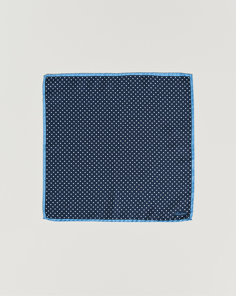 Herren | Einstecktücher | Stenströms | Silk Handkerchief Dark Blue