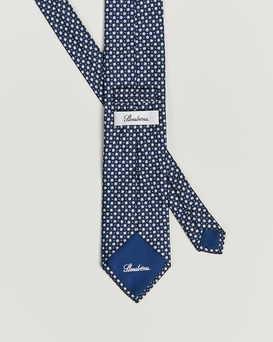 Herren | Stenströms Silk Tie Dark Blue | Stenströms | Silk Tie Dark Blue