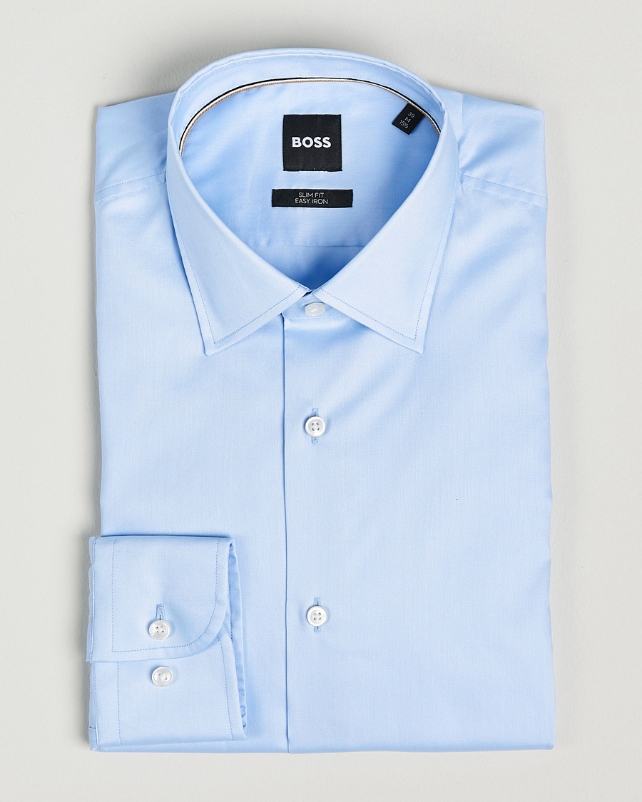Herren | Hemden | BOSS BLACK | Hank Slim Fit Shirt Light Blue