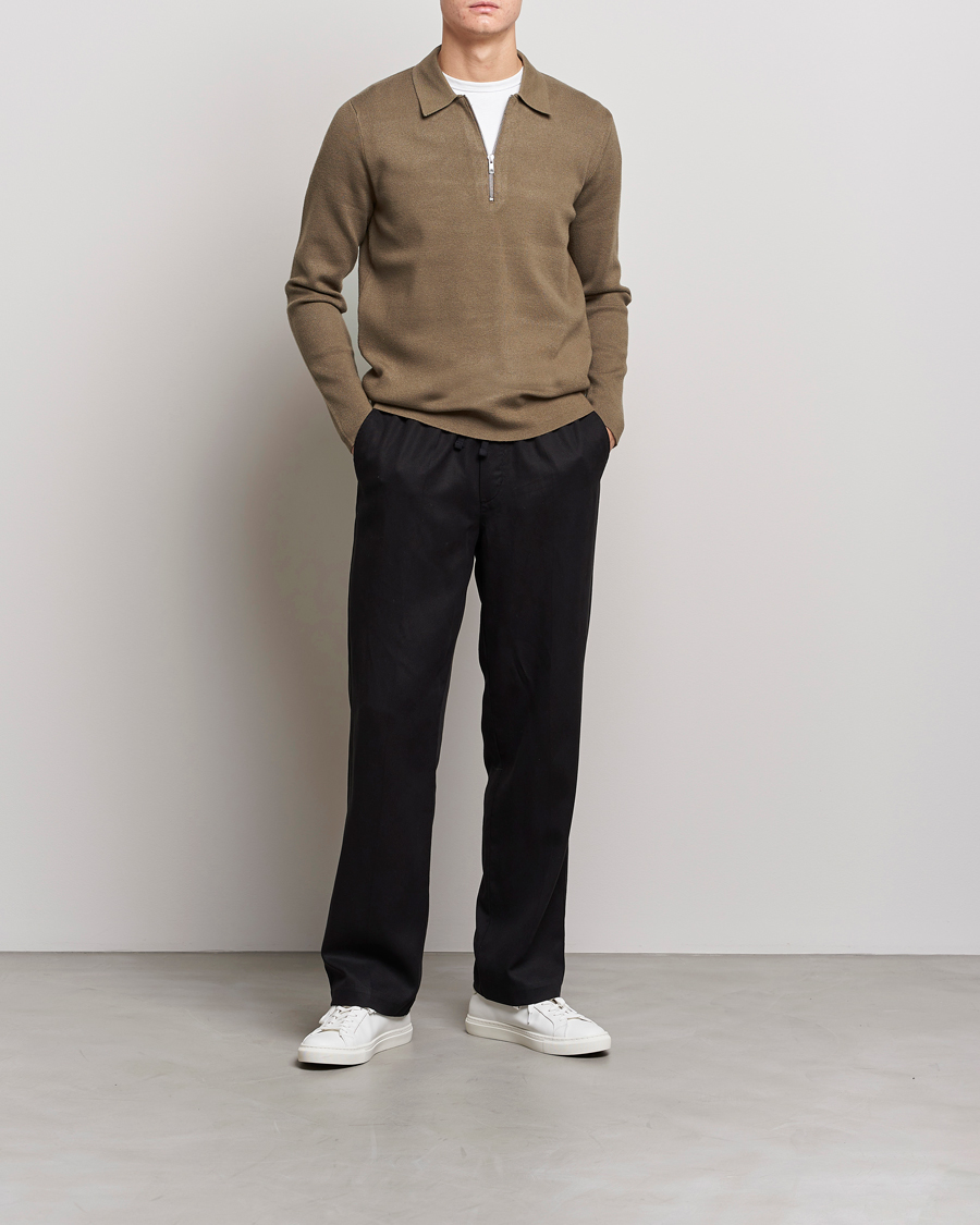 Herren | Pullover | Samsøe Samsøe | Samsøe & Samsøe Guna Half Zip Stone Grey