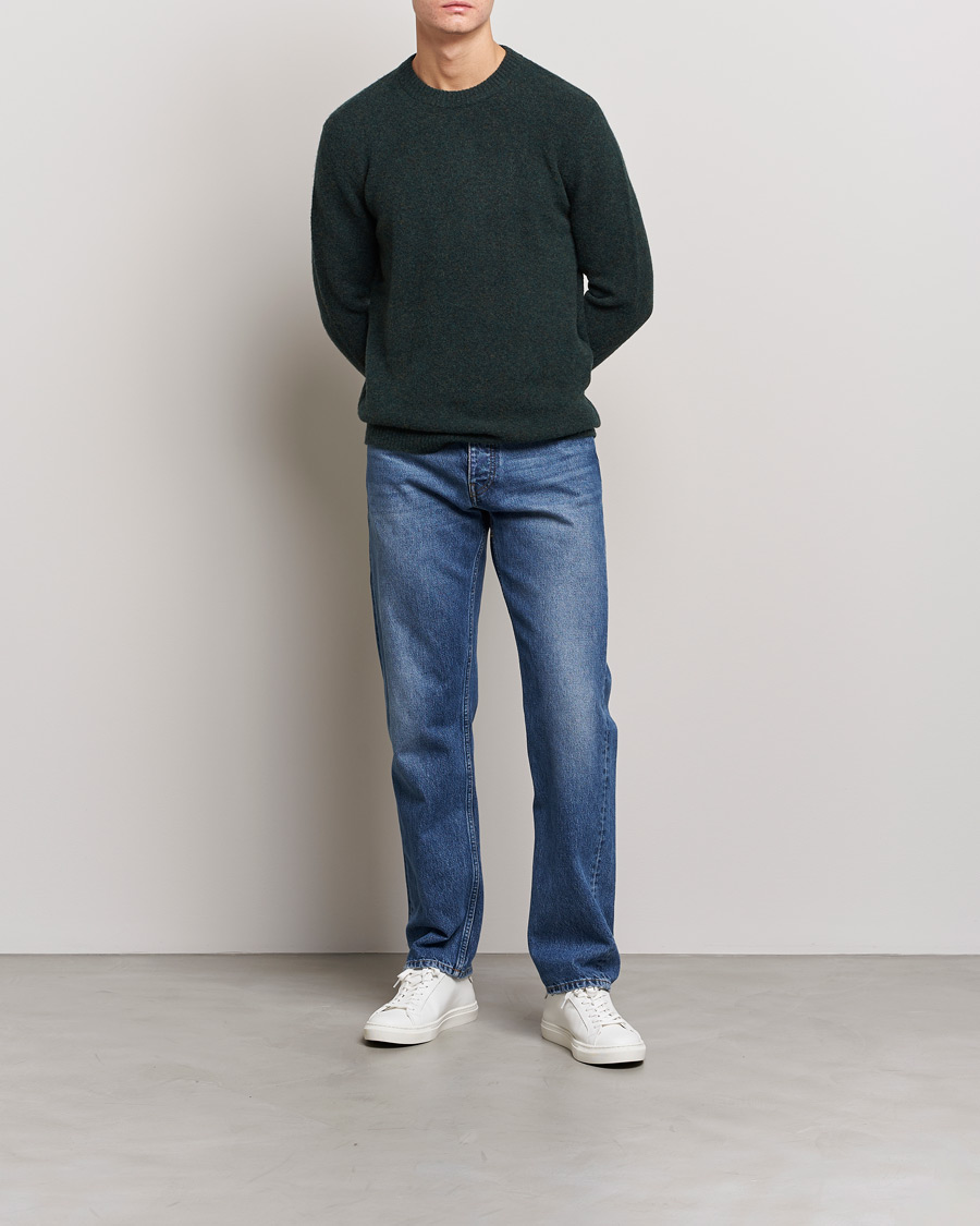 Herren | Pullover | Samsøe Samsøe | Samsøe & Samsøe Butler Yak Crew Neck Rain Forest