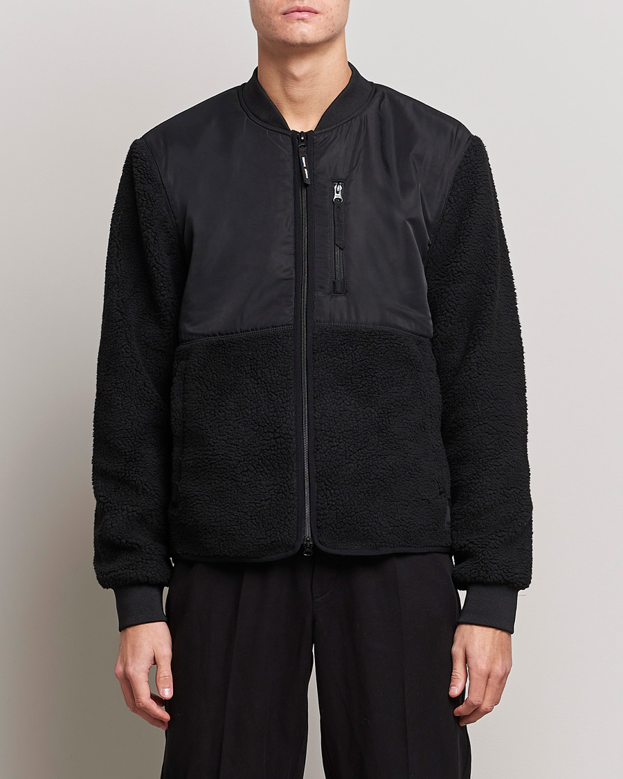 Herren |  | Samsøe & Samsøe | Rasmus Fleece Full Zip Black