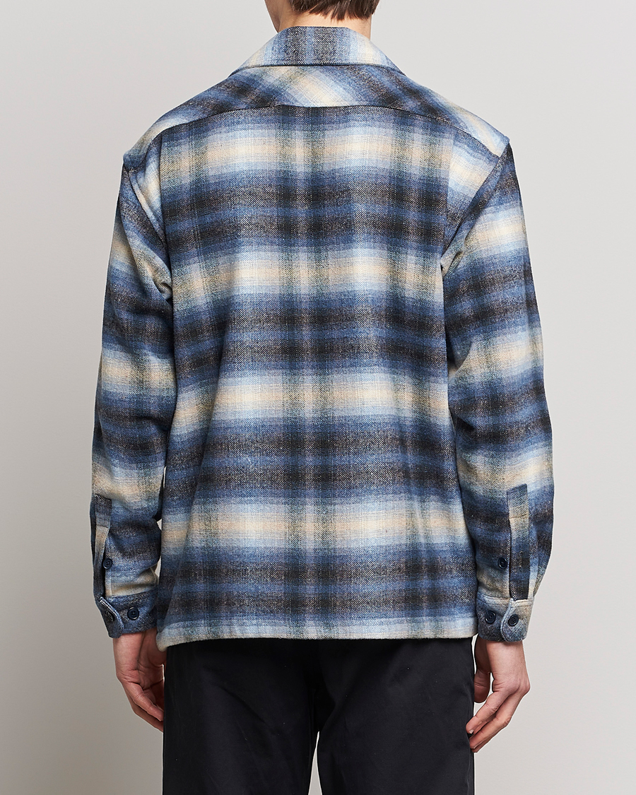 Herren | Hemden | Samsøe Samsøe | Samsøe & Samsøe Castor Recycled Overshirt Blue Checked