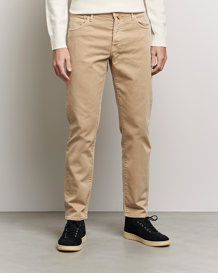 Herren |  | Incotex | Bull Denim 5-Pocket Pants Beige