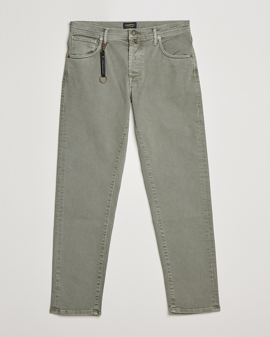 Herren | Hosen | Incotex | Bull Denim 5-Pocket Pants Green