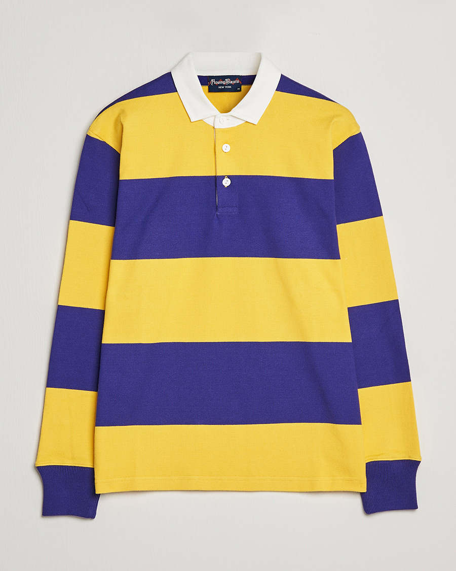 Herren | 20% sale | Rowing Blazers | Horizontal Stripe Rugby Gold/Purple