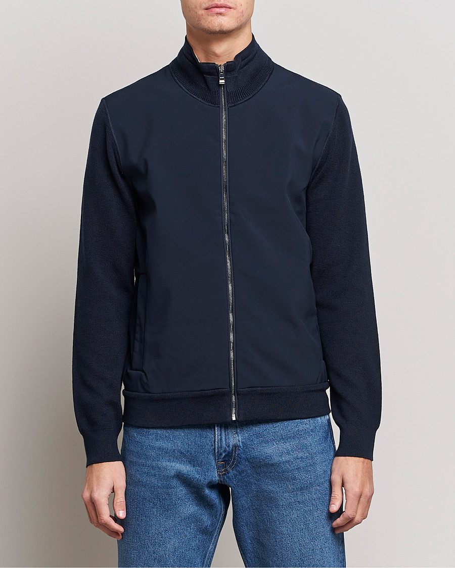 Herren |  | BOSS BLACK | Feloy Full Zip Dark Blue