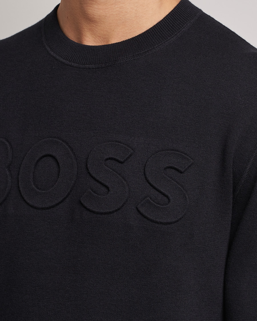 Herren | Pullover | BOSS BLACK | Foccus Knitted Sweater Black