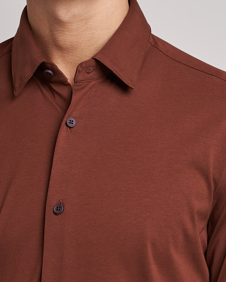 Herren | Hemden | BOSS BLACK | Hank 4-Way Stretch Shirt Medium Brown