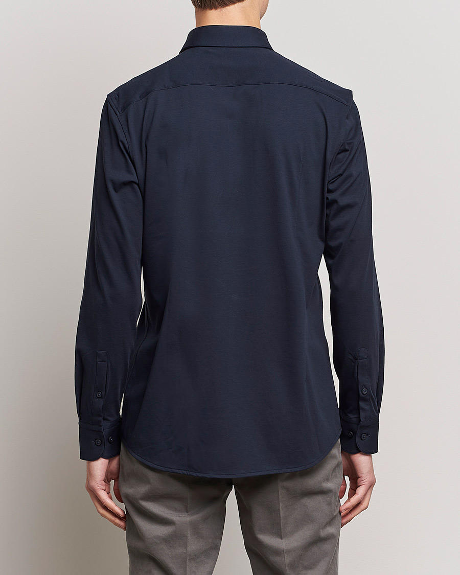 Herren | Hemden | BOSS BLACK | Hank 4-Way Stretch Shirt Dark Blue