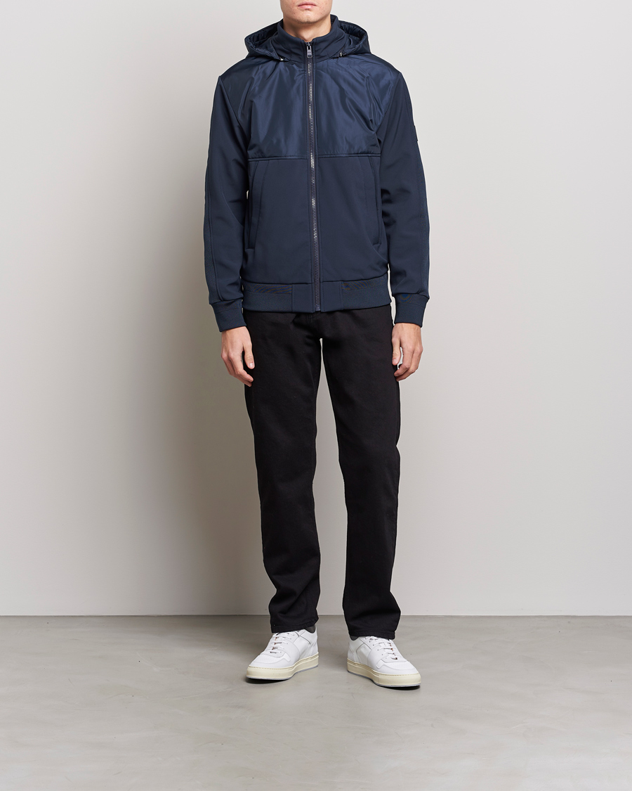 Herren | Jacken | BOSS BLACK | Seeger Hybrid Jacket Dark Blue