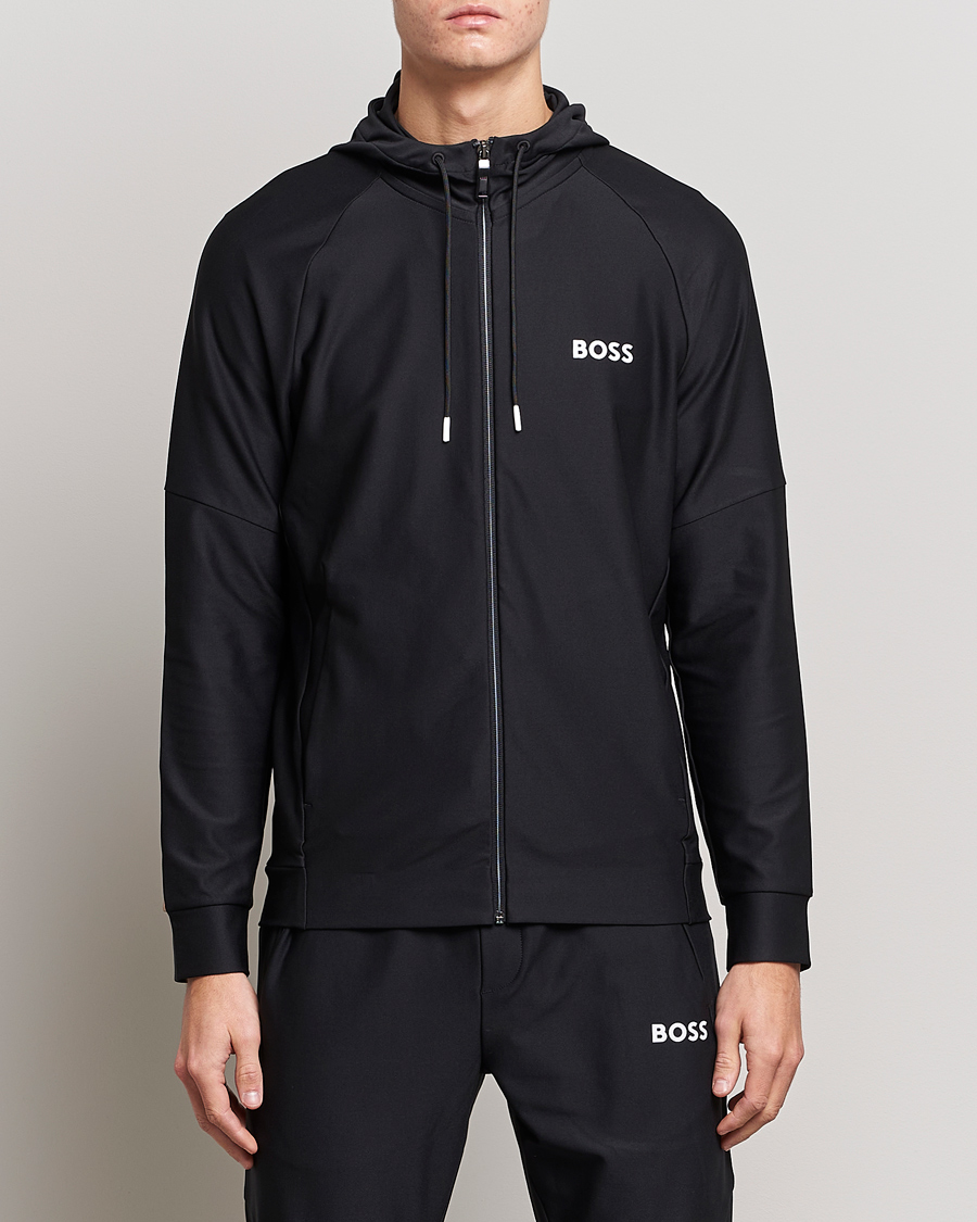 Herren |  | BOSS GREEN | Sixon Full Zip Hoodie Black