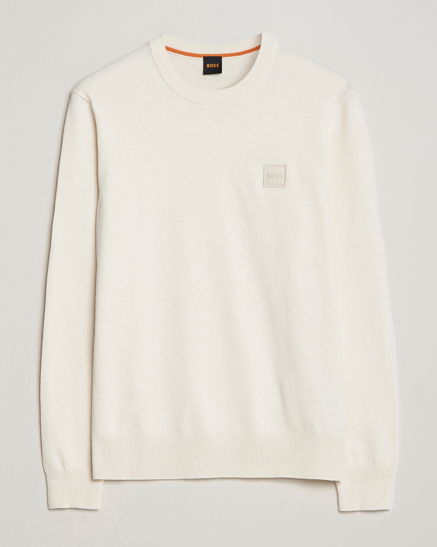 Herren |  | BOSS ORANGE | Kanovano Knitted Sweater Open White