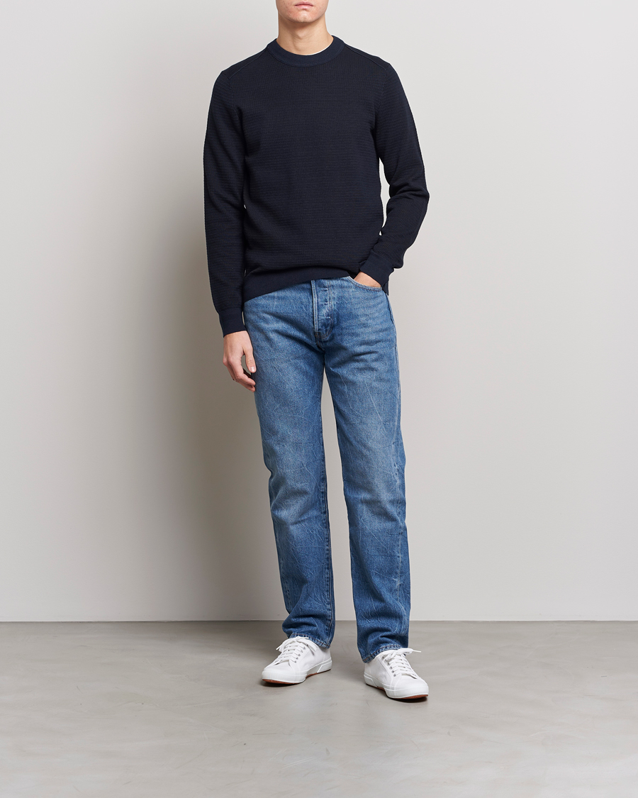Herren | Pullover | BOSS ORANGE | Abovemo Knitted Sweater Dark Blue